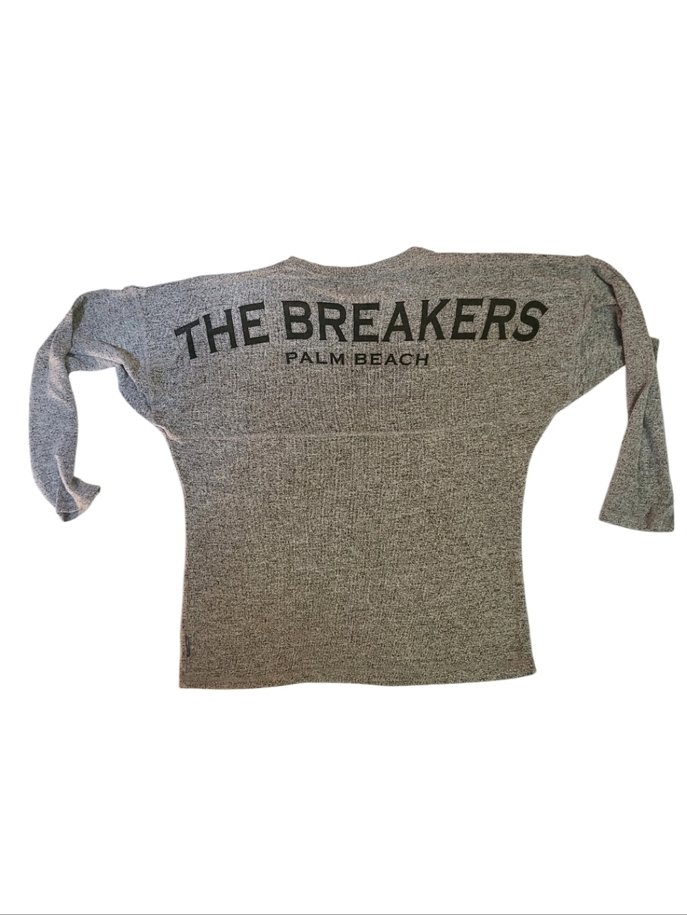 Spirit Jersey The Breakers Palm Beach Heather Gray Dolman Sleeve Oversized Top M